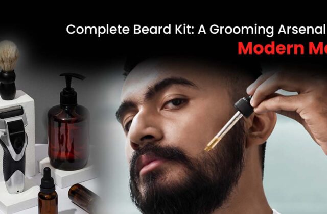 Complete beard kit for Healthy & dark beard